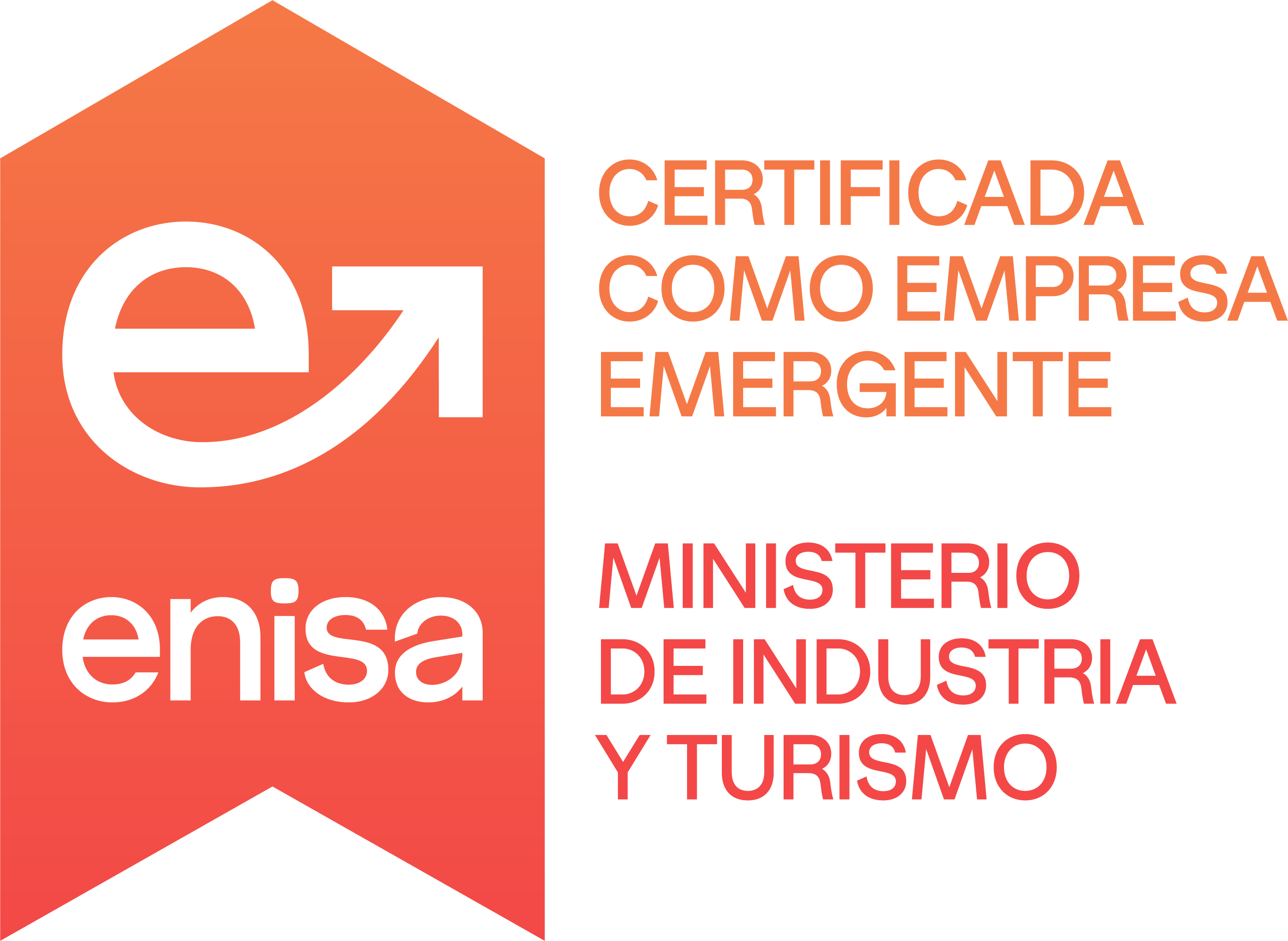 ENISA — Certificada como Empresa Emergente